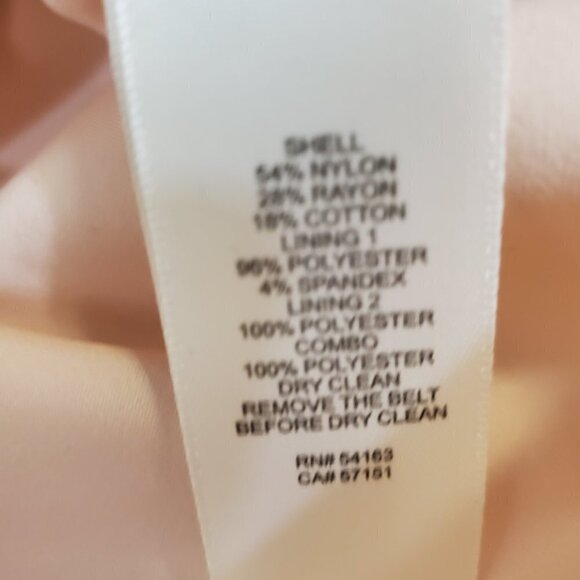 NWT Eliza J Navy Lace Illusion dress Fit & Flare Belted Cocktail sleeveless Sz 4 - Picture 13 of 16